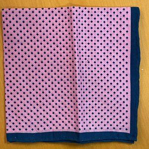 Nordstrom Pink & Blue Pocket Square
